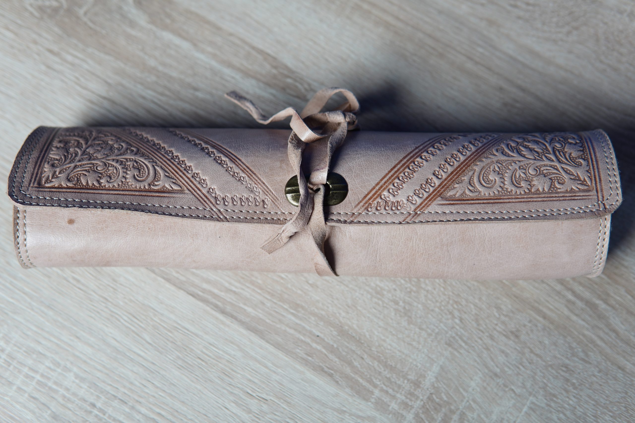 Sac à couteaux M Beige Naturel – Image 2